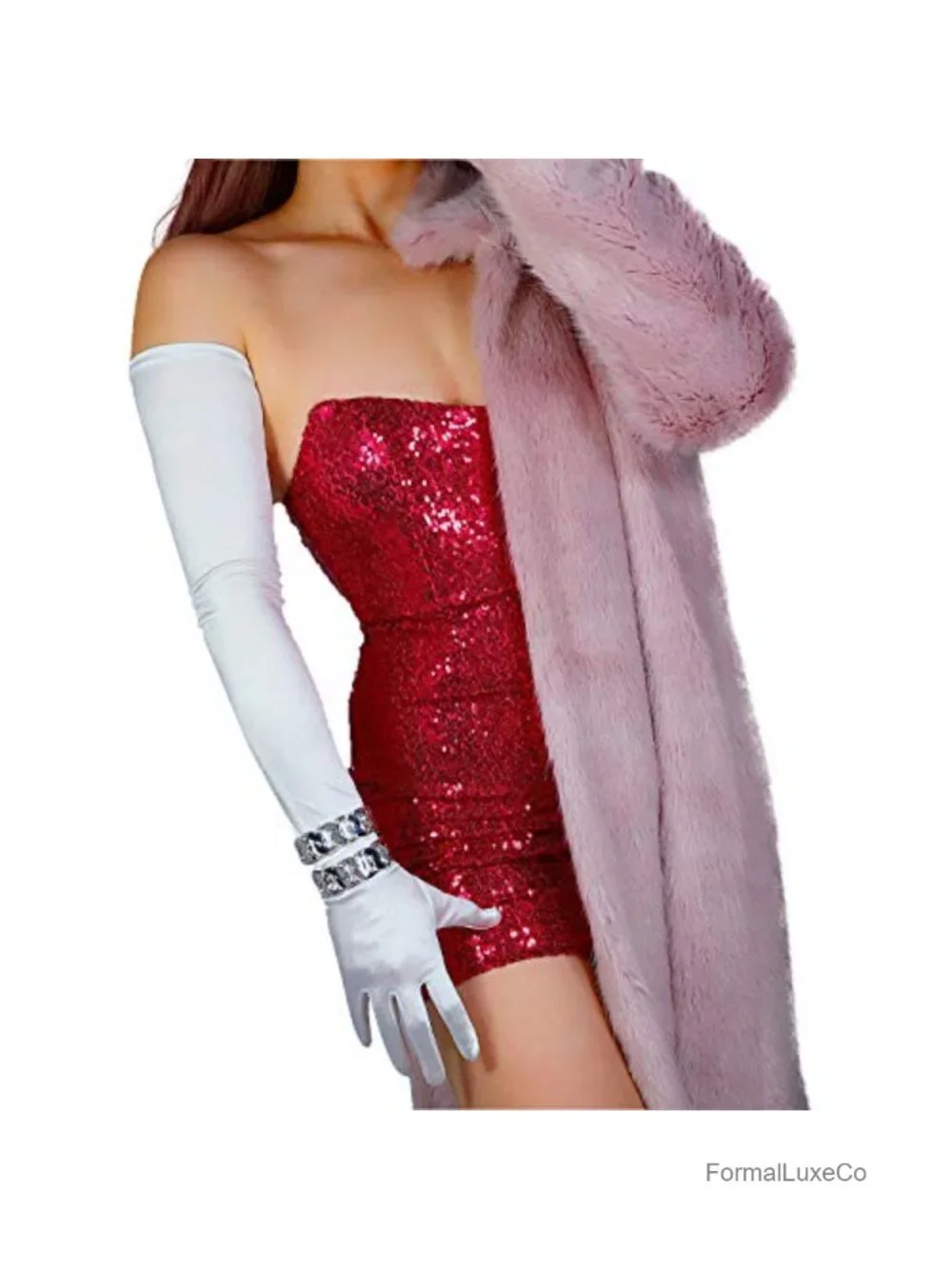 Satin Opera Gloves 28 Inch Long Evening Wedding Bridal Formal Party Accessory